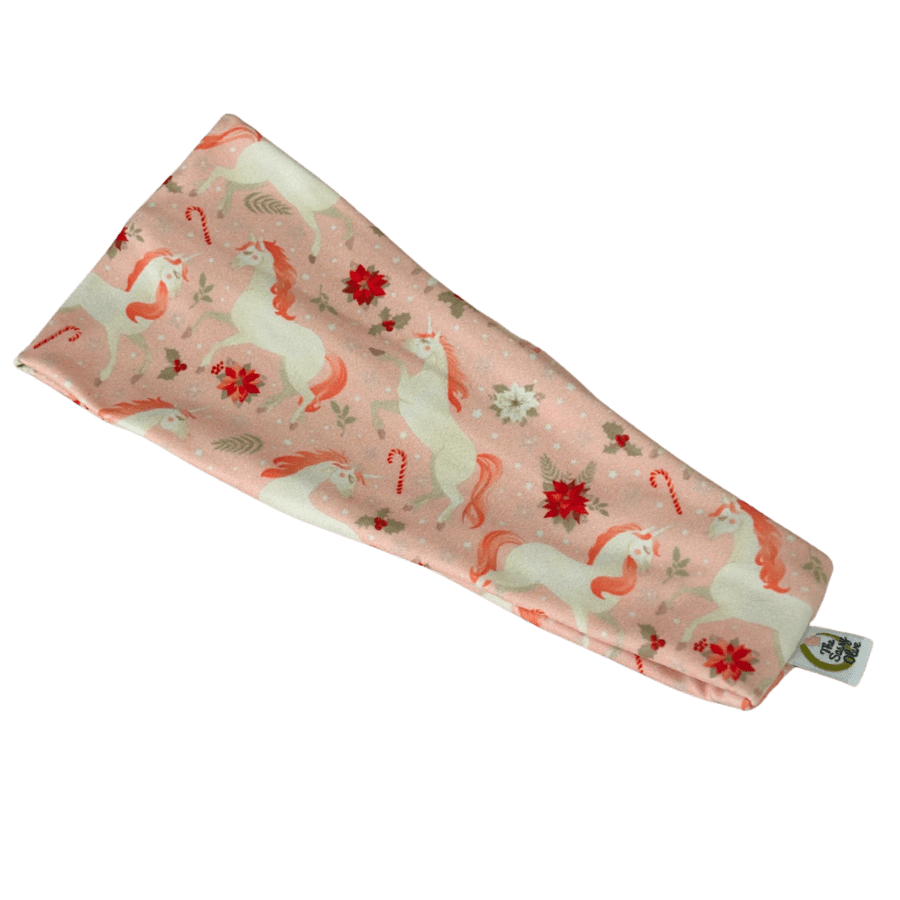 Holiday Unicorns Stretch Headband - The Sassy Olive
