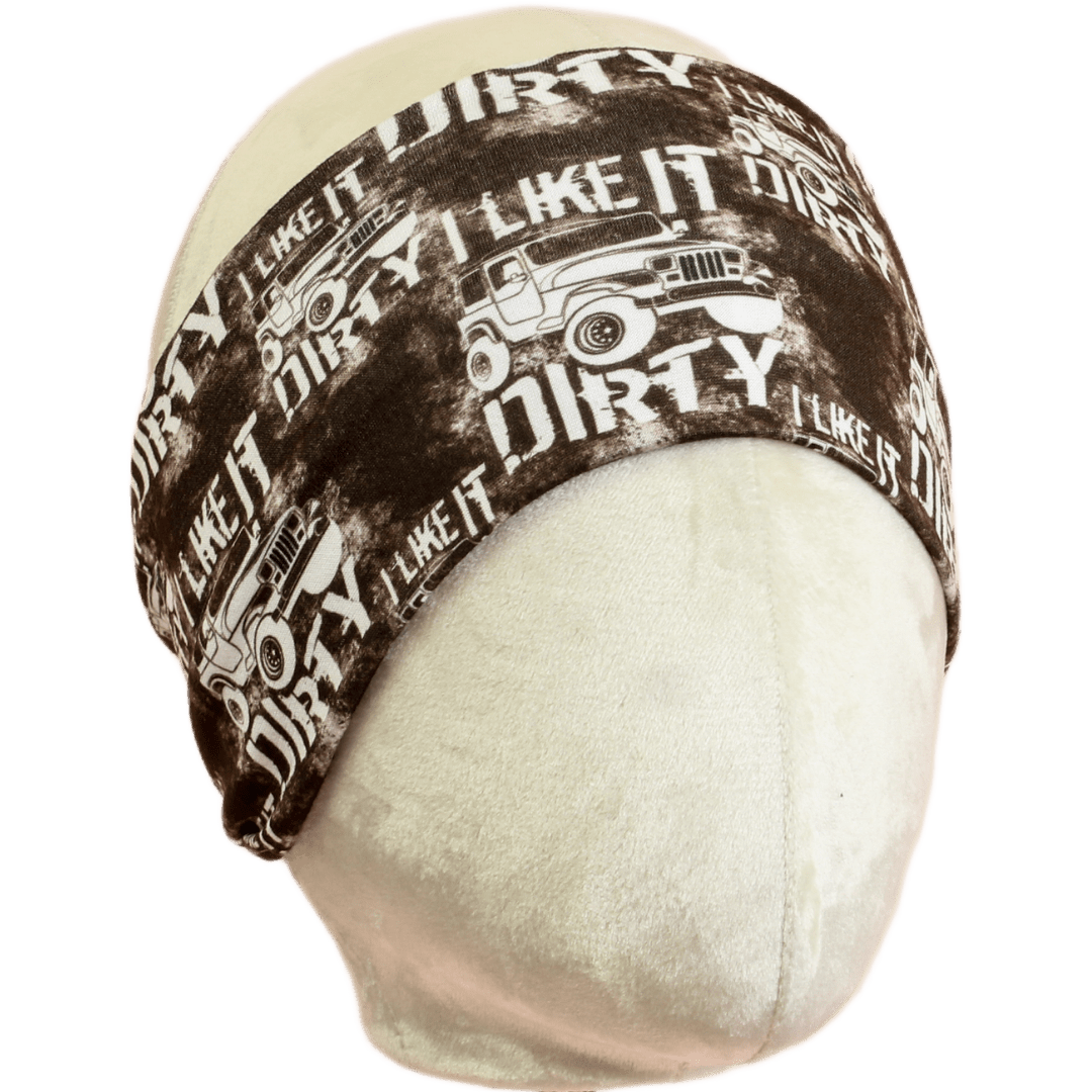 I Like it Dirty Stretch Headband - The Sassy Olive