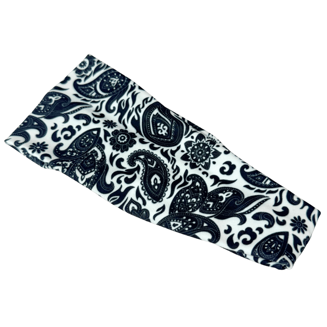 Inkwell Paisley Stretch Headband - The Sassy Olive