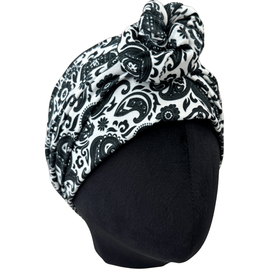 Inkwell Paisley Wrap Headband - The Sassy Olive