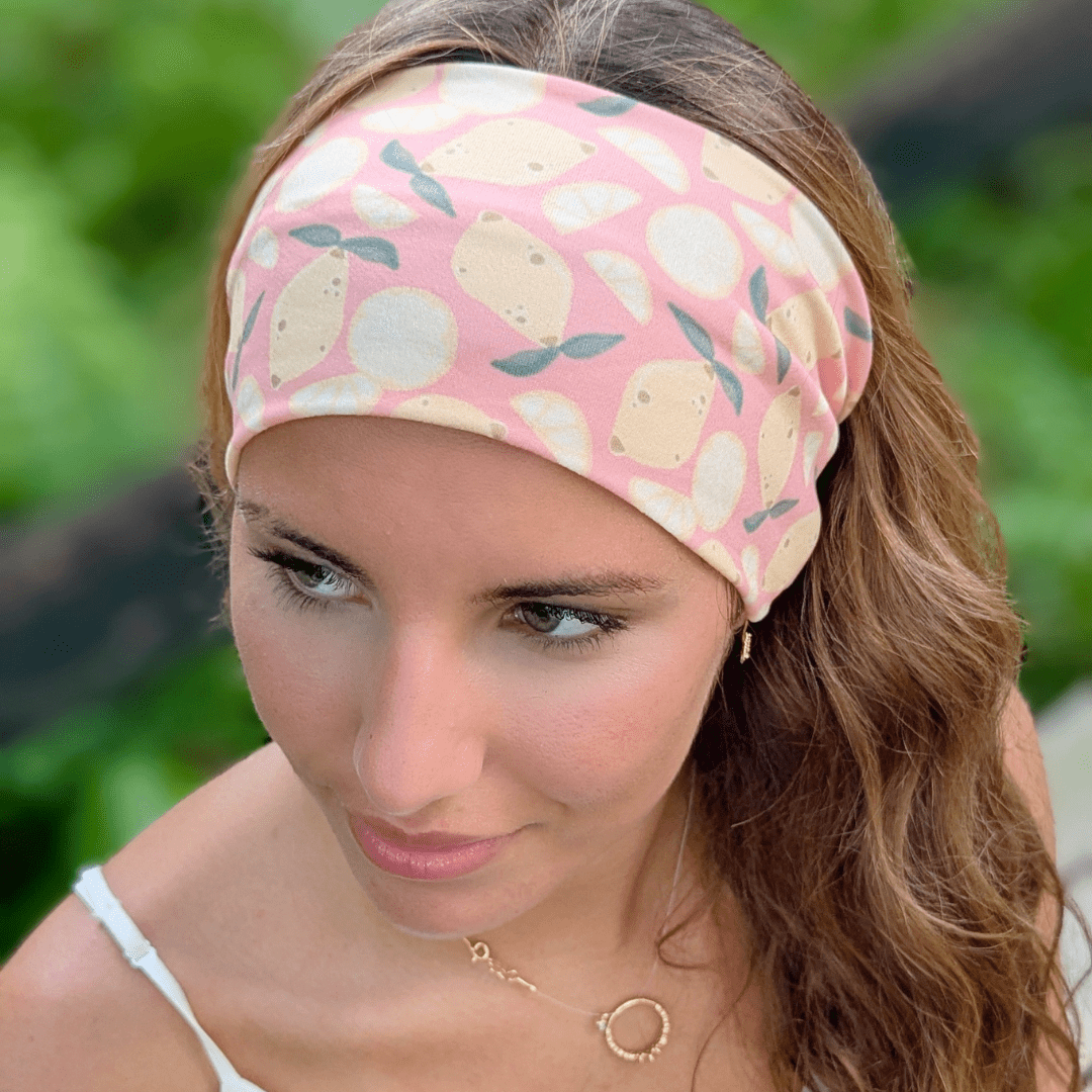 Landy’s Lemons Stretch Headband - The Sassy Olive