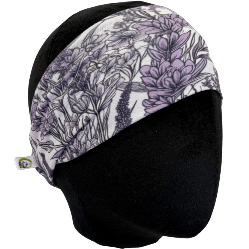 Lavender Bouquet Stretch Headband - The Sassy Olive