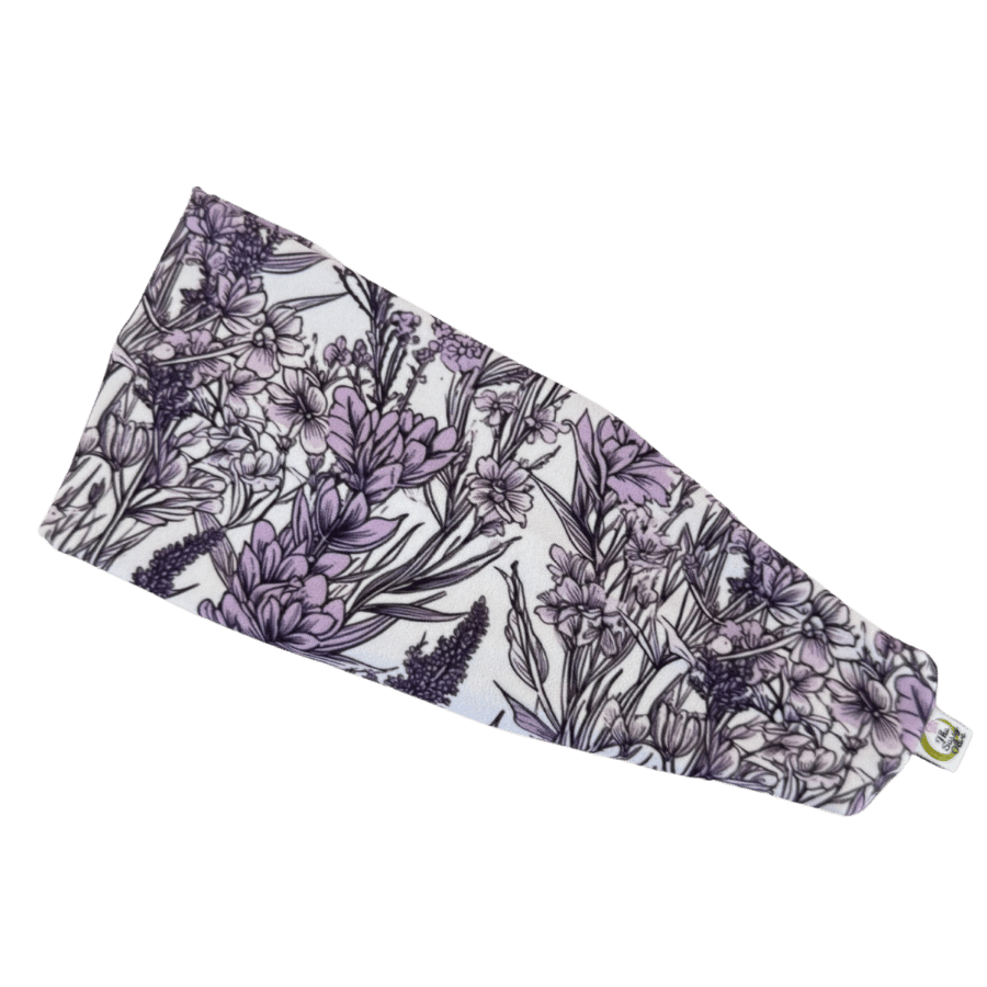 Lavender Bouquet Stretch Headband - The Sassy Olive