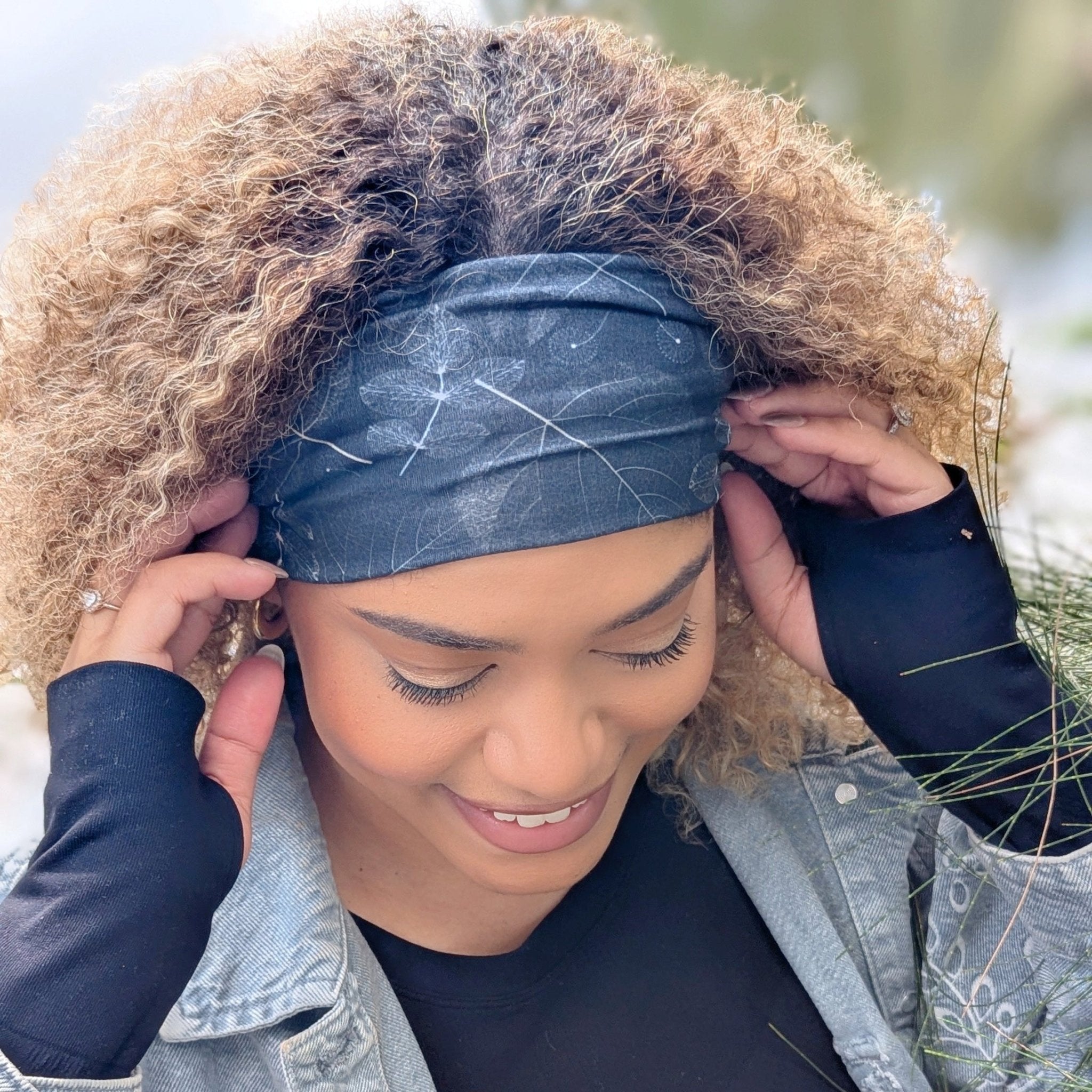 Leaf Skeletons Stretch Headband - The Sassy Olive