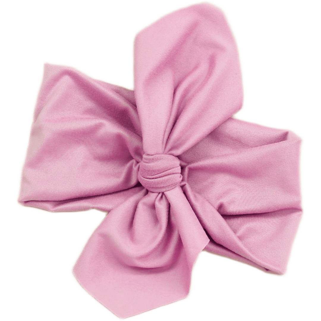 Lilac Purple Solid Top Knot Headband - The Sassy Olive