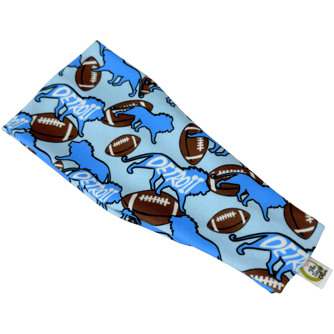Lions of Detroit Stretch Headband - The Sassy Olive
