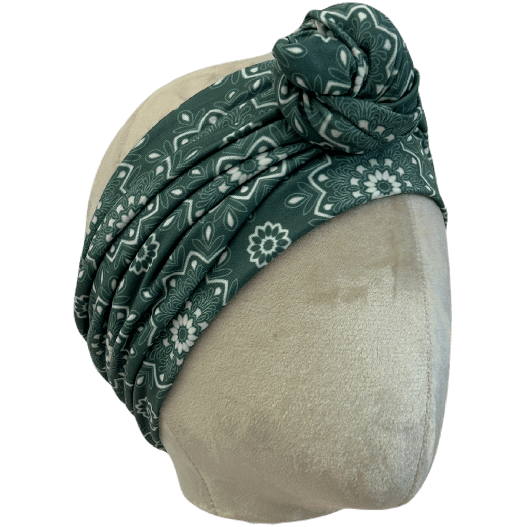 Mandala Jade Wrap Headband - The Sassy Olive