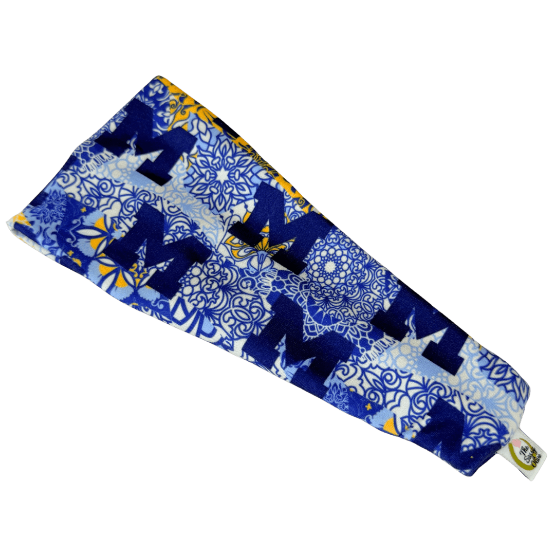 Mandala U of M Stretch Headband - The Sassy Olive