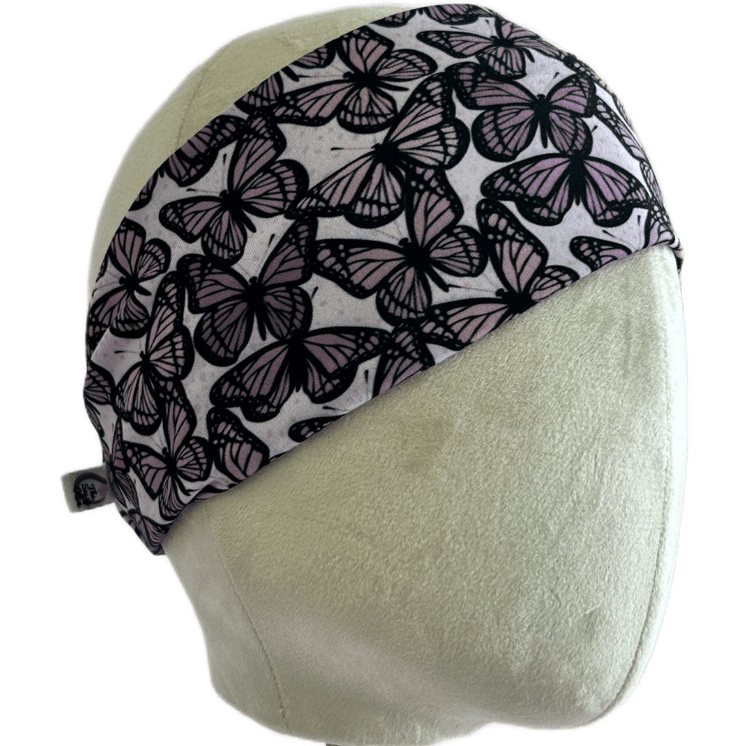 Mauve Monarchs Stretch Headband - The Sassy Olive