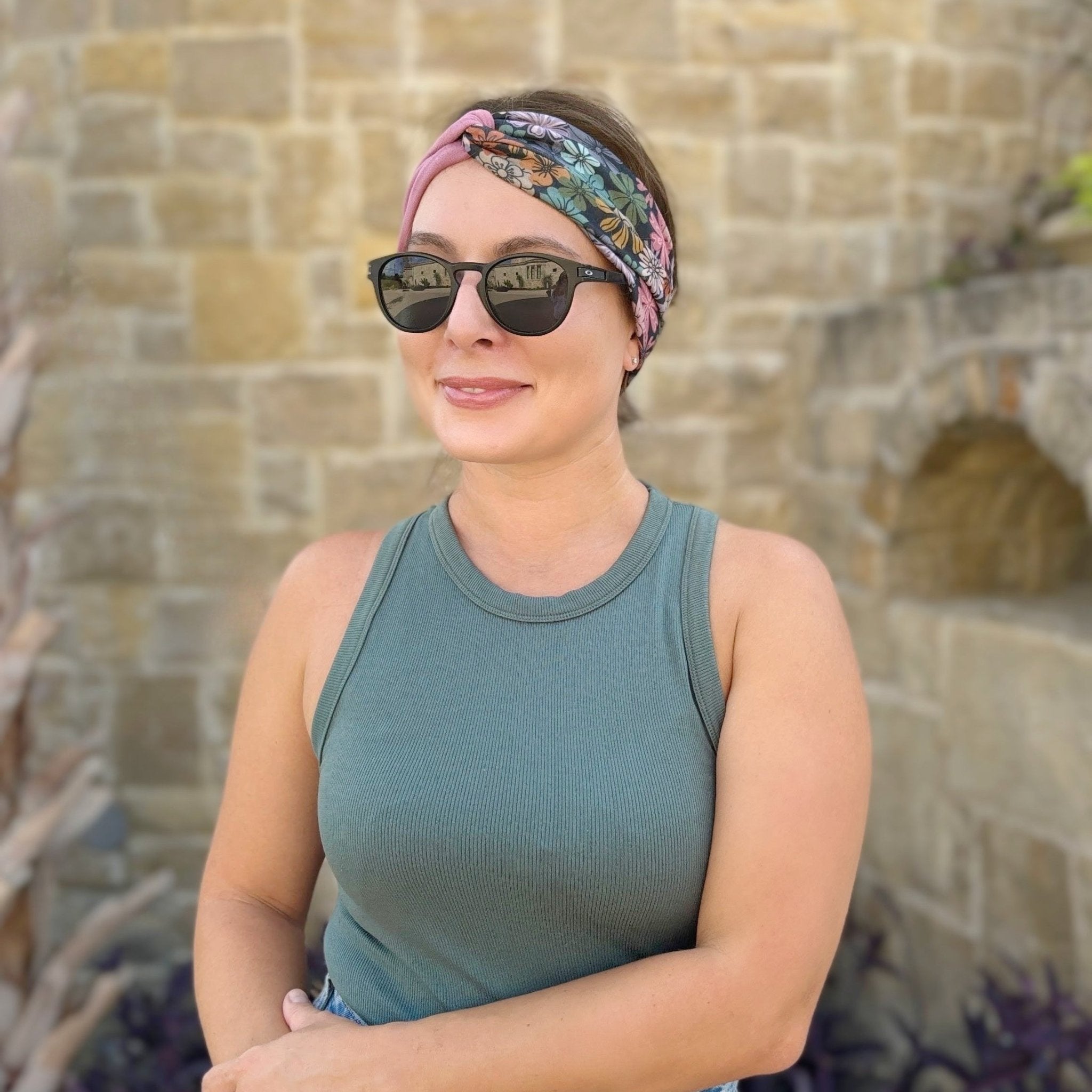 Medici Floral Twist Headband - The Sassy Olive