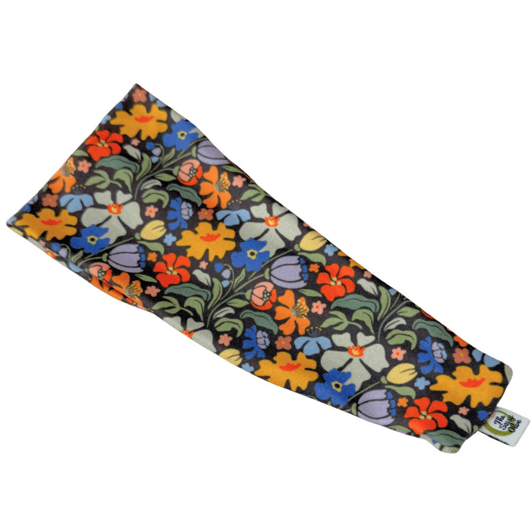 Midnight Bloom Stretch Headband - The Sassy Olive