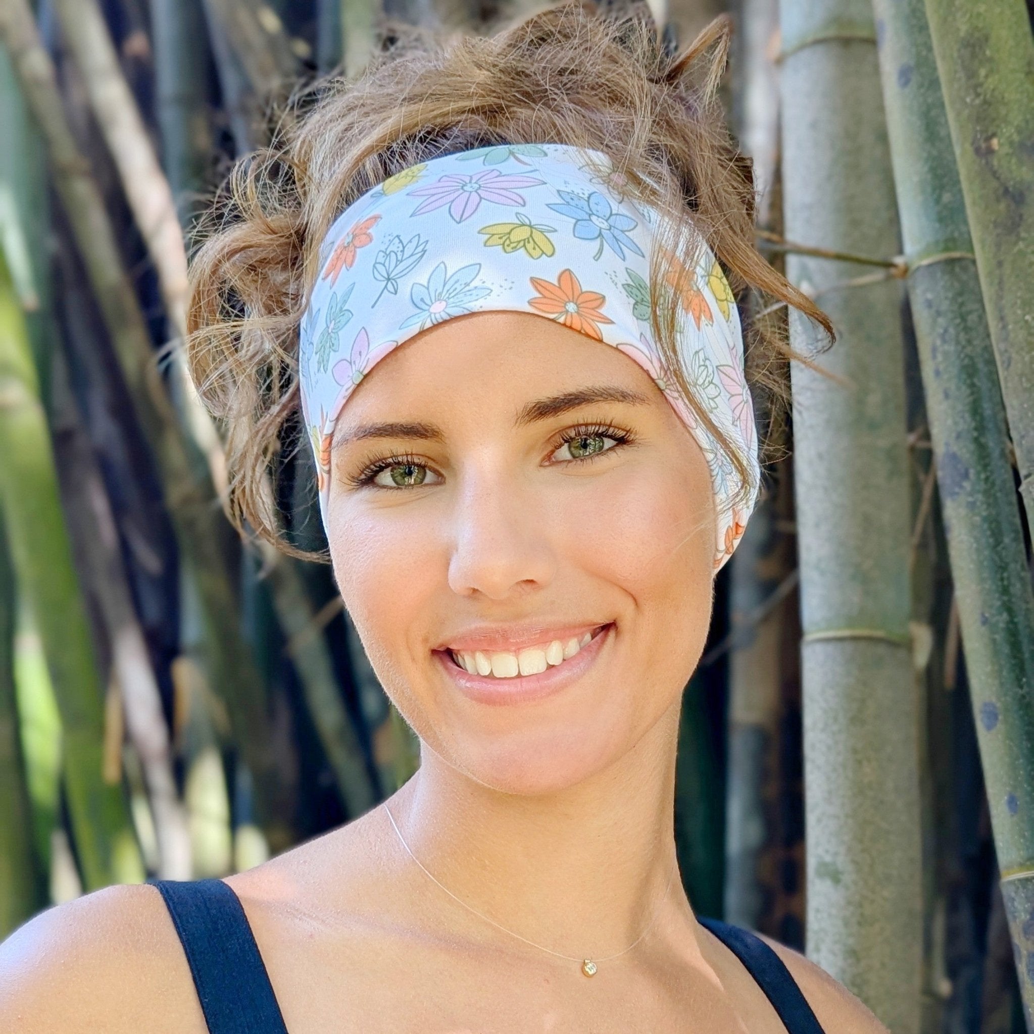 Midnight Bloom Stretch Headband - The Sassy Olive