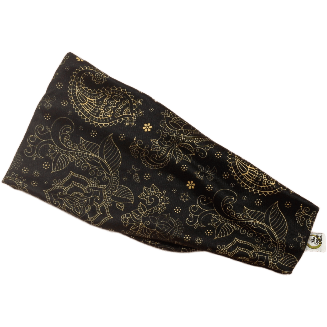Midnight Mandala Paisley Stretch Headband - The Sassy Olive