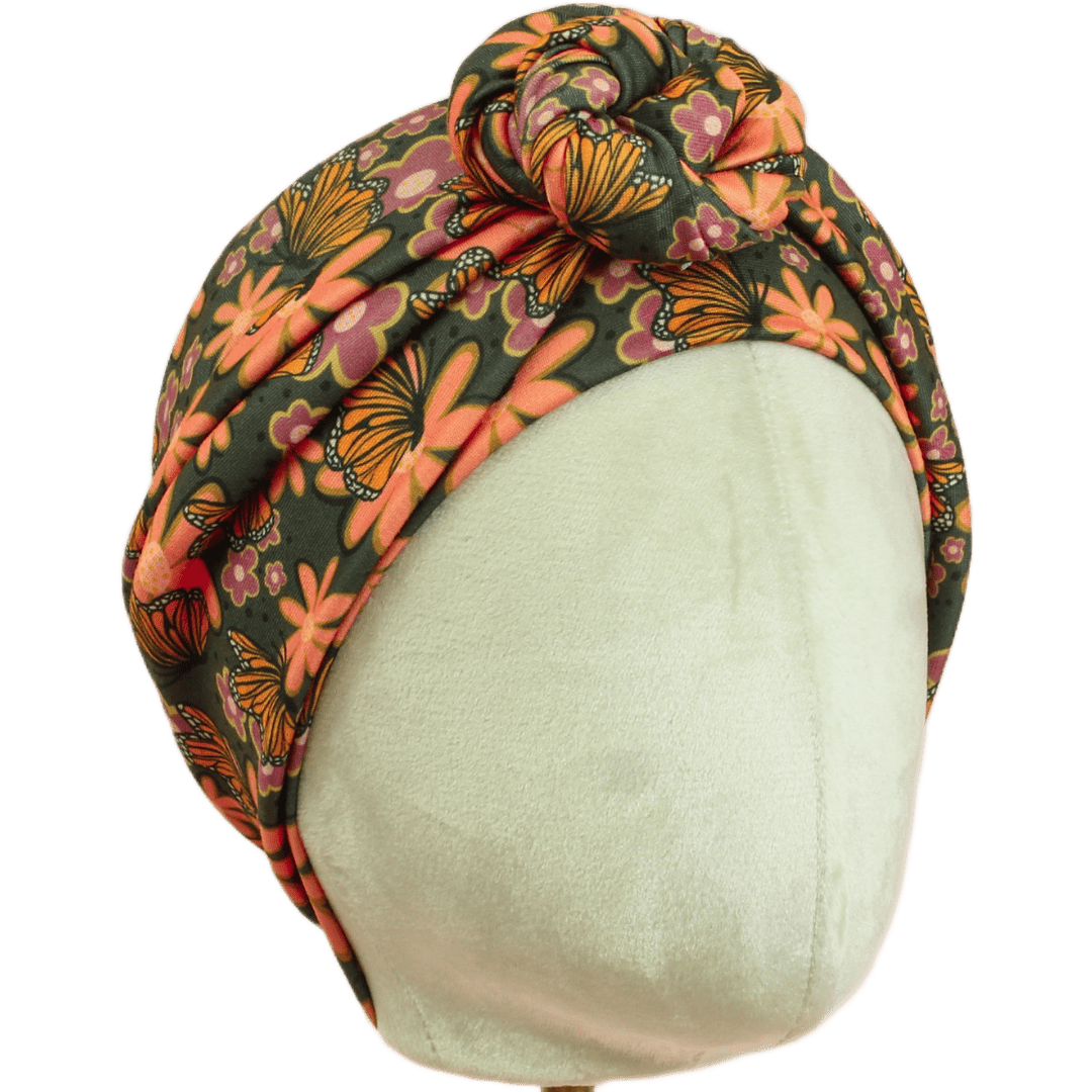 Monarch Garden Wrap Headband - The Sassy Olive