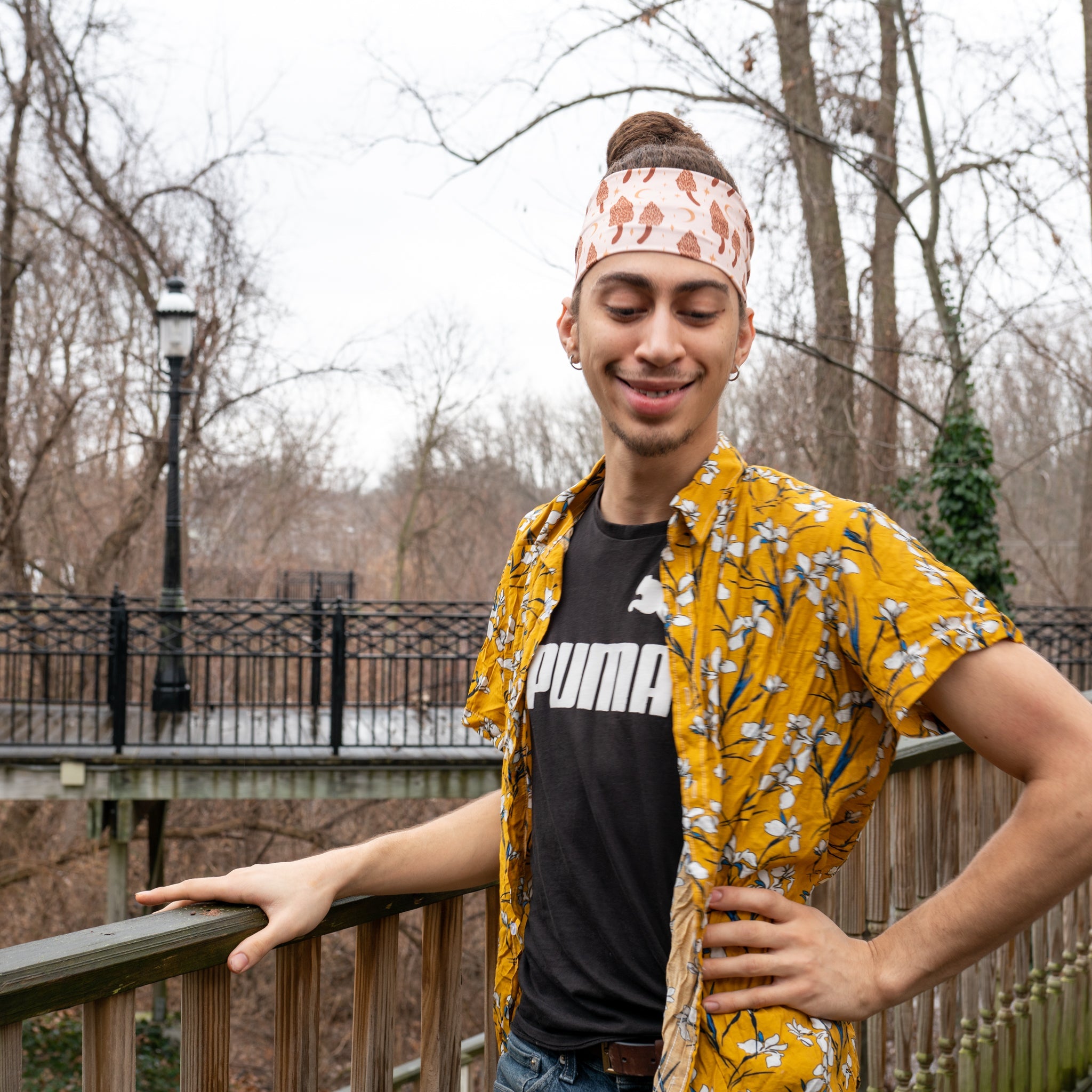 Moonlight Morels Stretch Headband - The Sassy Olive