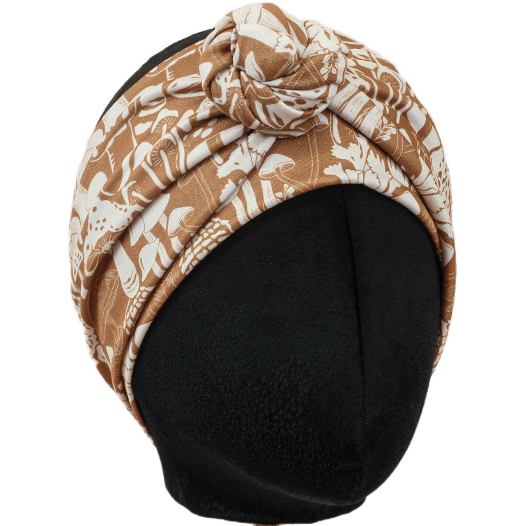 Mushroom Foraging Wrap Headband - The Sassy Olive