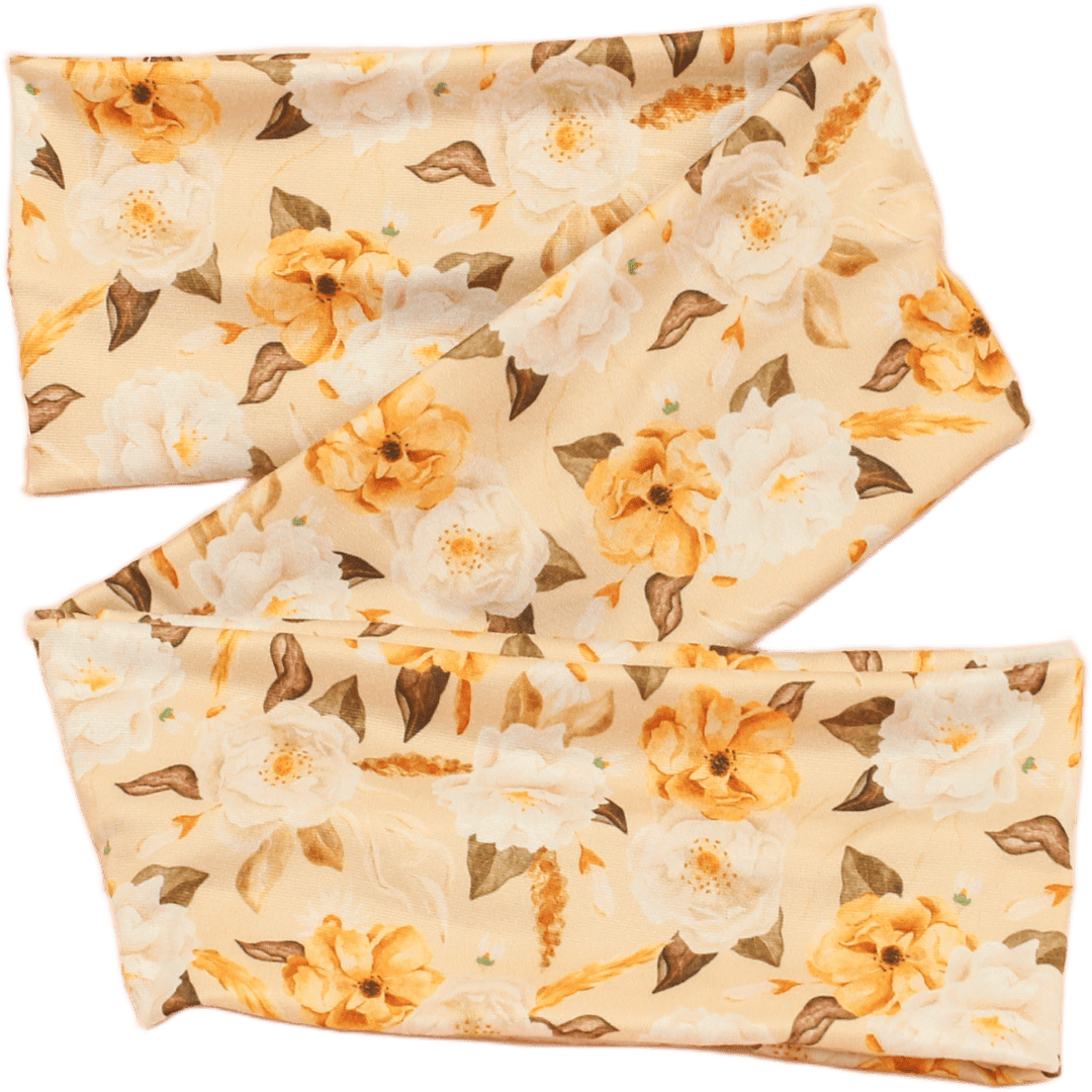 Myrtle Floral Wrap Headband - The Sassy Olive