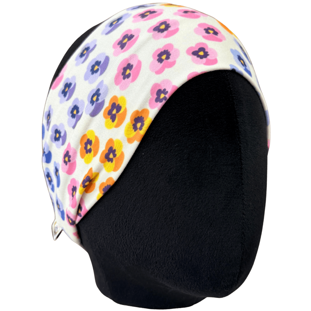 Patch o’ Pansies Stretch Headband - The Sassy Olive