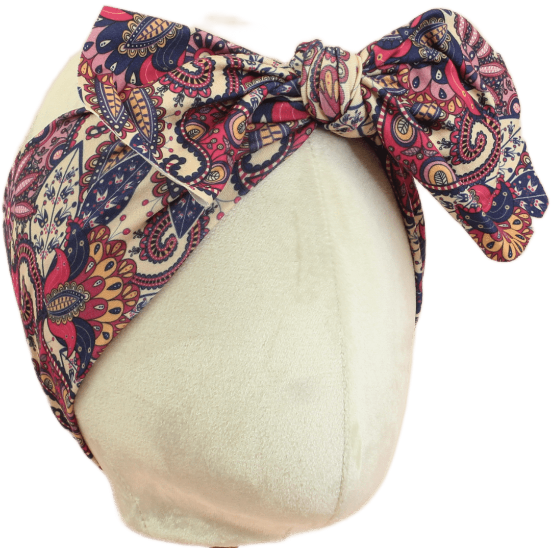 Pateast Paisley Top Knot Headband - The Sassy Olive