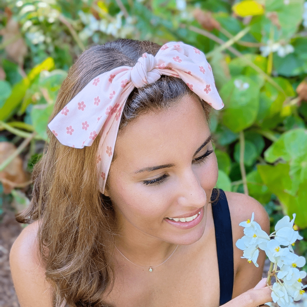 Petal Patch Topknot Headband - The Sassy Olive