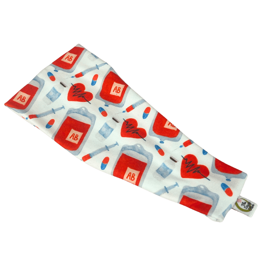 Phlebotomy Love Stretch Headband - The Sassy Olive