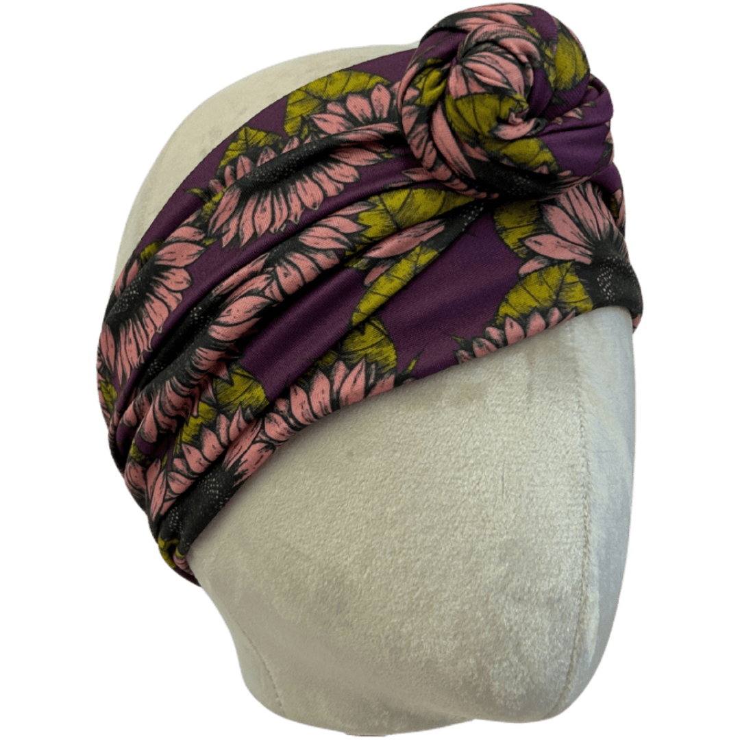 Pink Sunflower Headband - The Sassy Olive