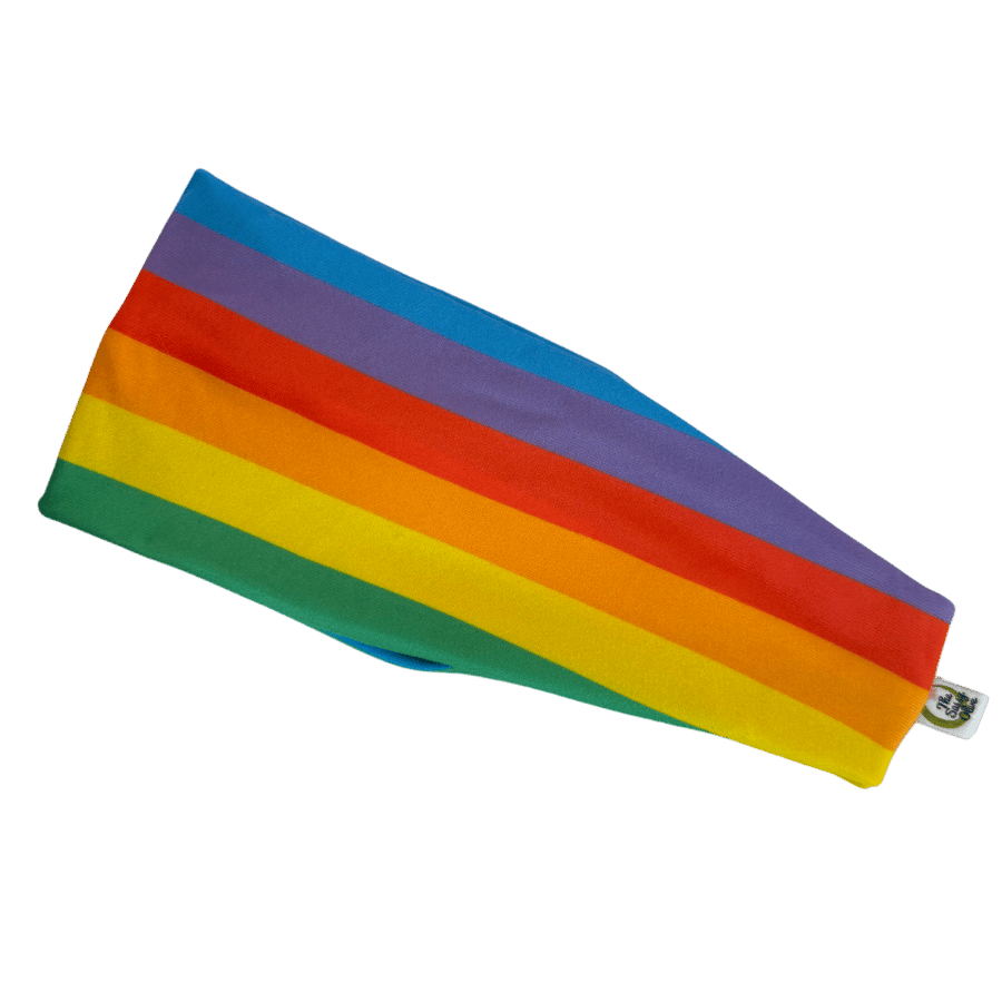 Pride Rainbow Stripes Stretch Headband - The Sassy Olive