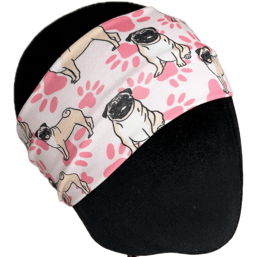 Pug Stretch Headband - The Sassy Olive