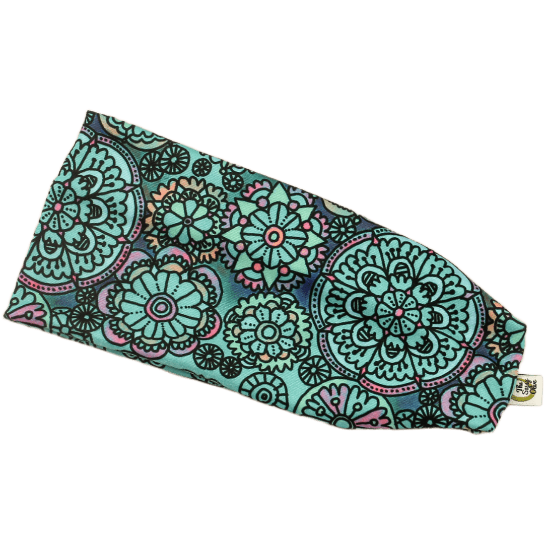 Rabia Blue Stretch Headband - The Sassy Olive