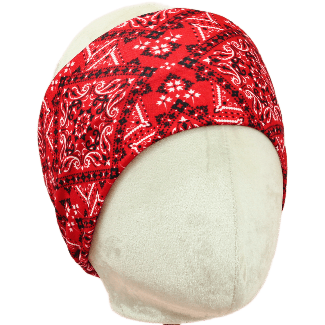 Red Bandana Stretch Headband - The Sassy Olive