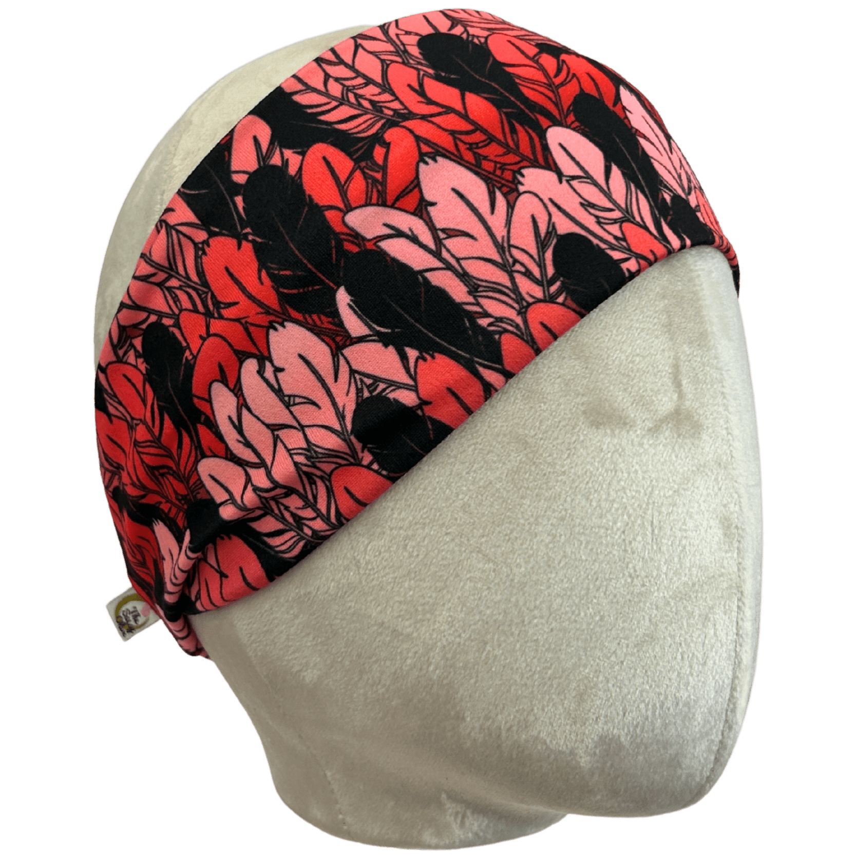 Red Feather Stretch Headband - The Sassy Olive