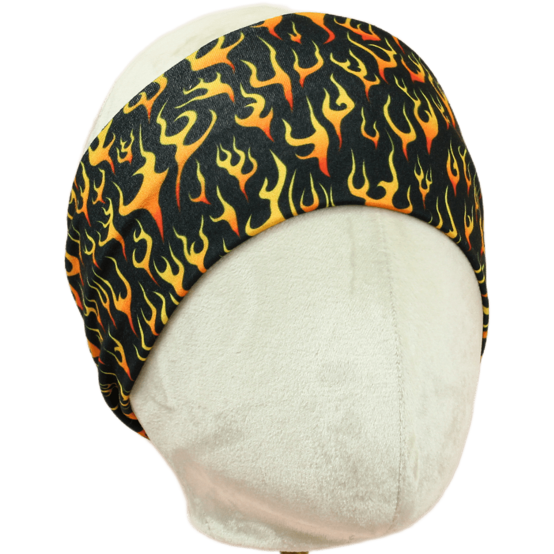 Red Hot Flames Stretch Headband - The Sassy Olive
