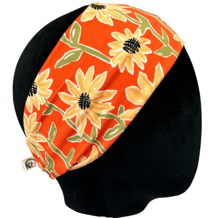 Red Sunflowers Stretch Headband - The Sassy Olive