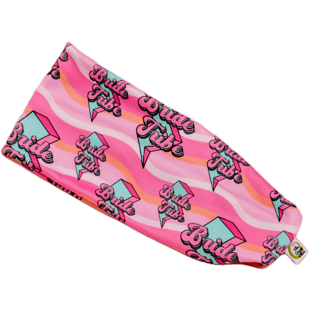Retro Bride Tribe Stretch Headband - The Sassy Olive