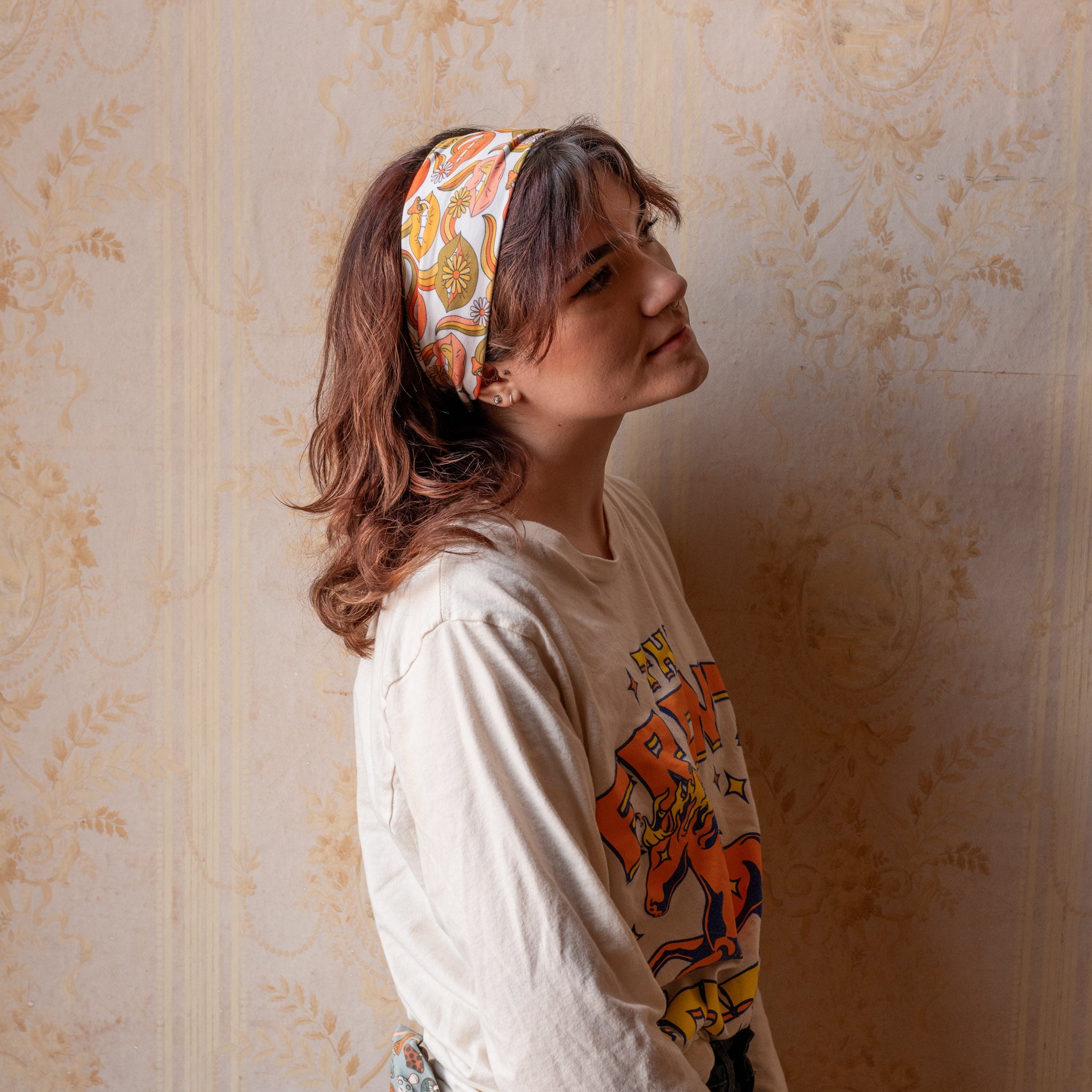 Retro Kisses Stretch Headband - The Sassy Olive