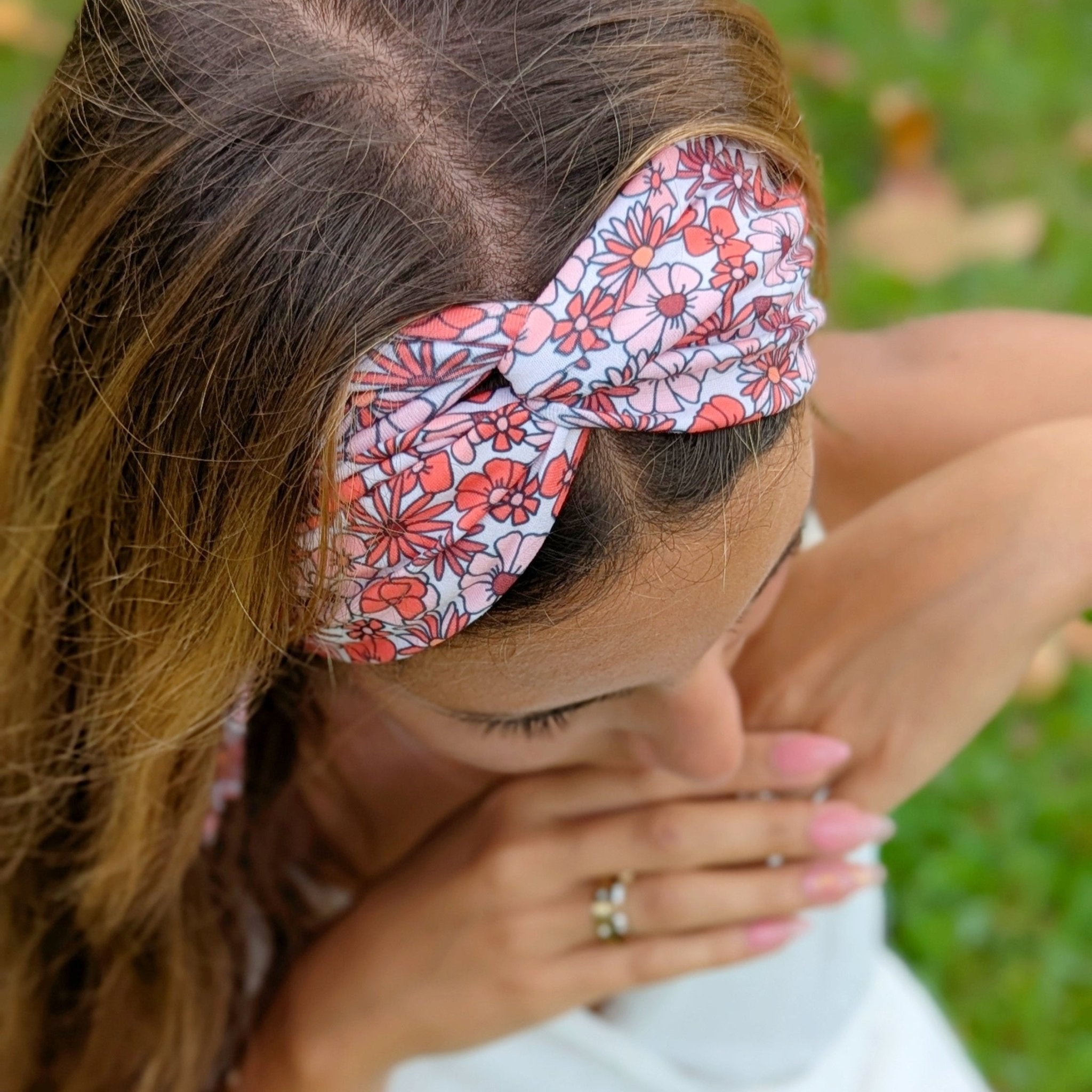 Ruby Garden Wrap Headband - The Sassy Olive