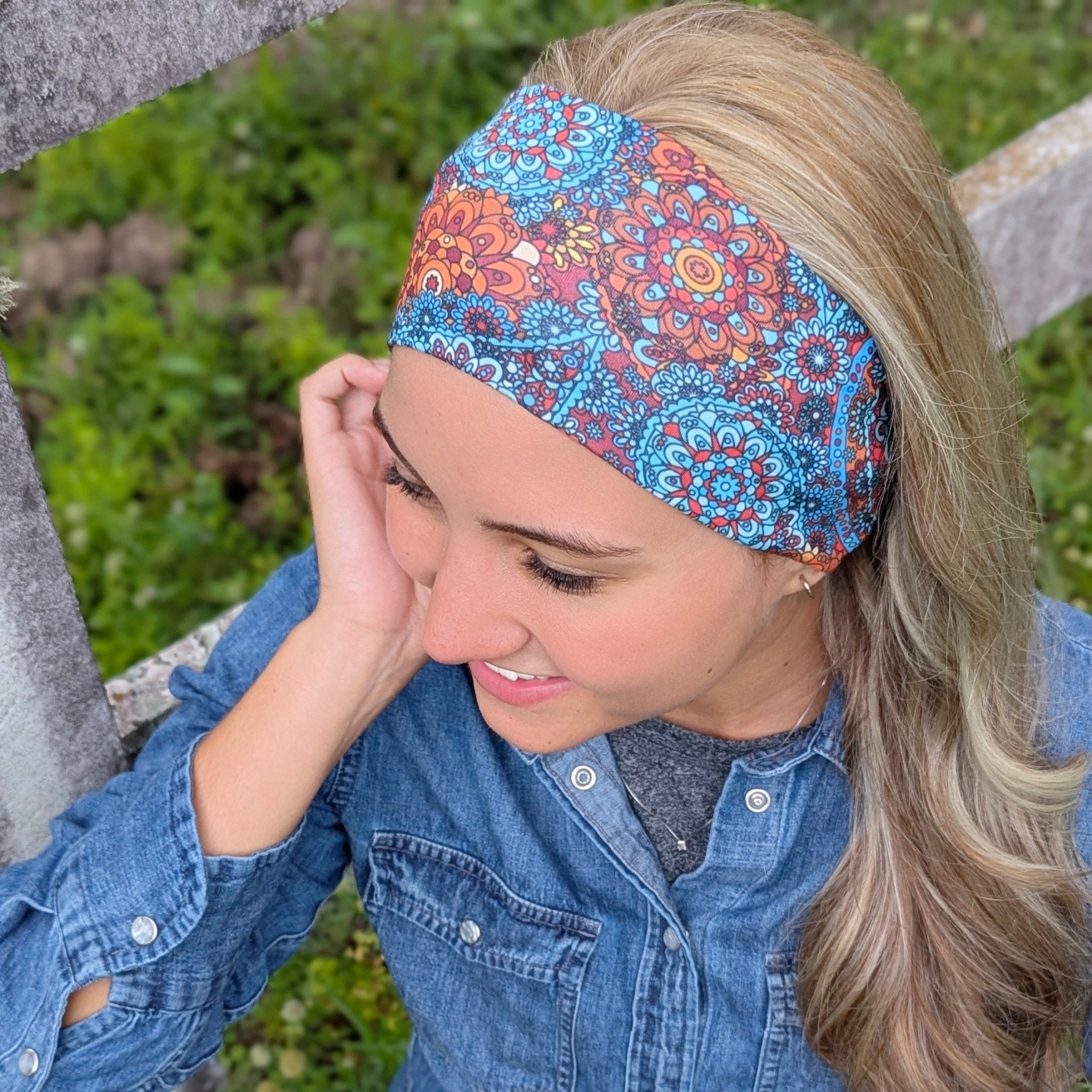Sahara Paisley Stretch Headband - The Sassy Olive