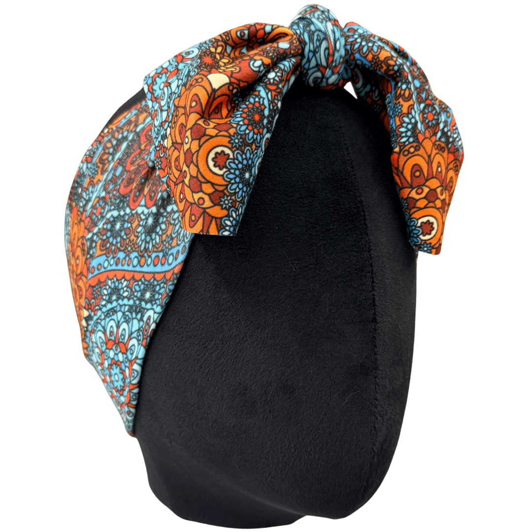 Sahara Paisley Top Knot Headband - The Sassy Olive