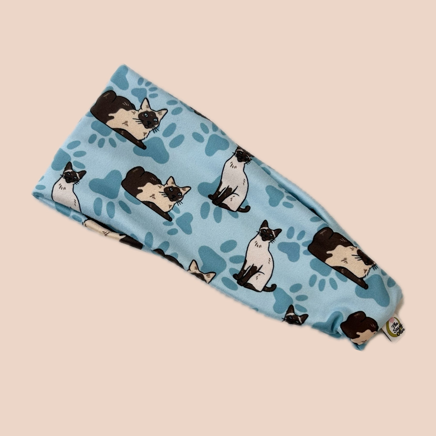Siamese Cat Stretch Headband - The Sassy Olive