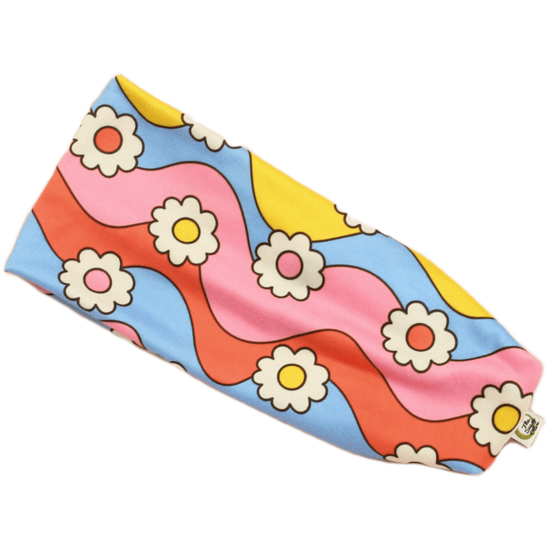 Sixties Gardens Stretch Headband - The Sassy Olive
