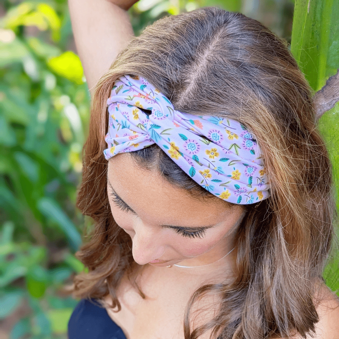 Spring Sprigs Wrap Headband - The Sassy Olive