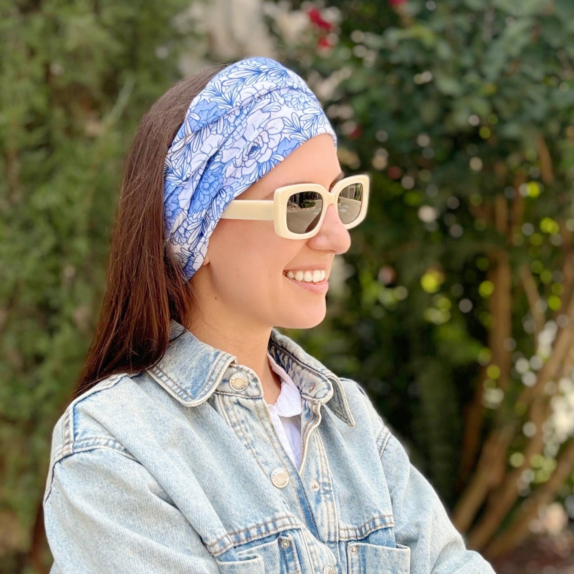 Stevie Floral Wrap Headband - The Sassy Olive