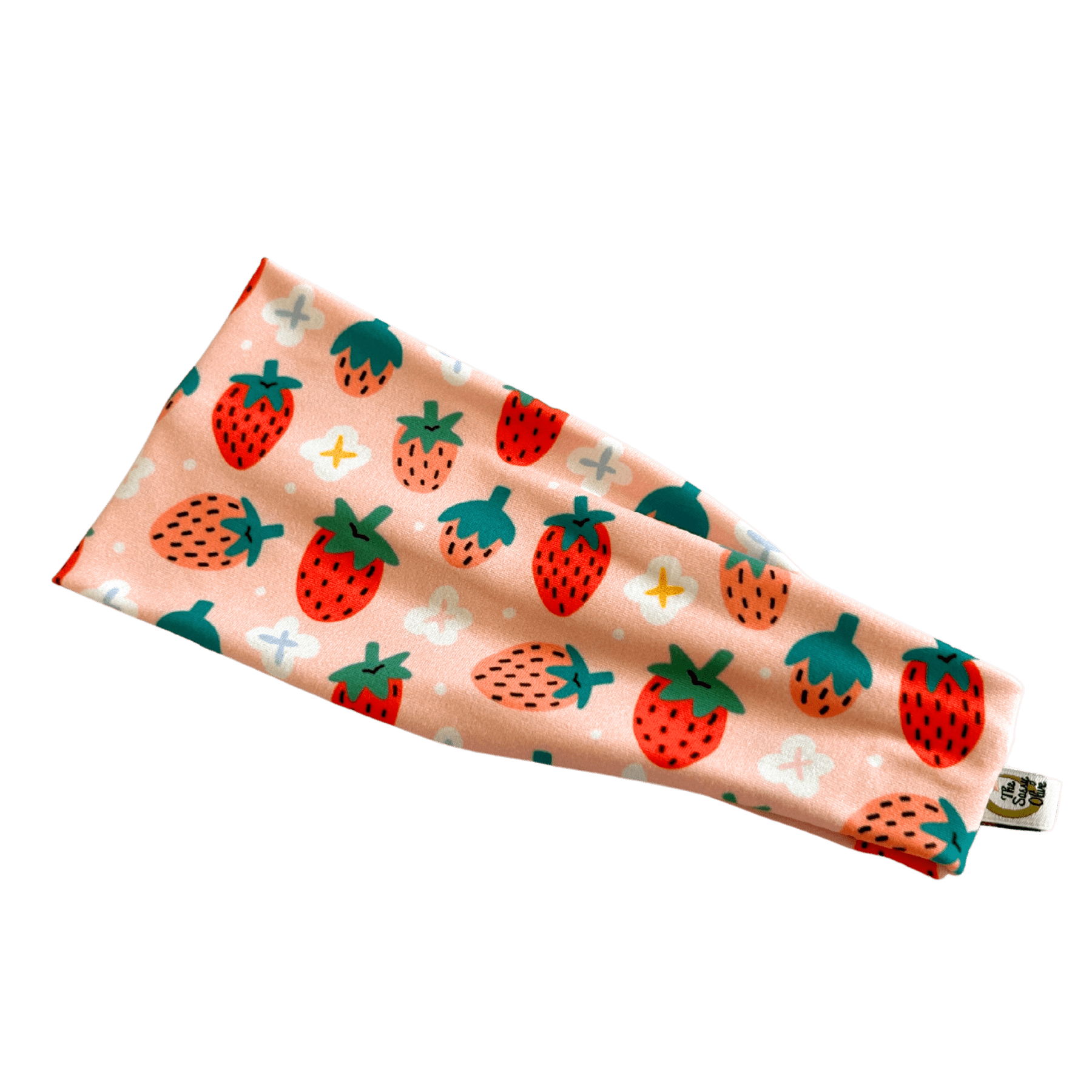 Strawberry Garden Stretch Headband - The Sassy Olive