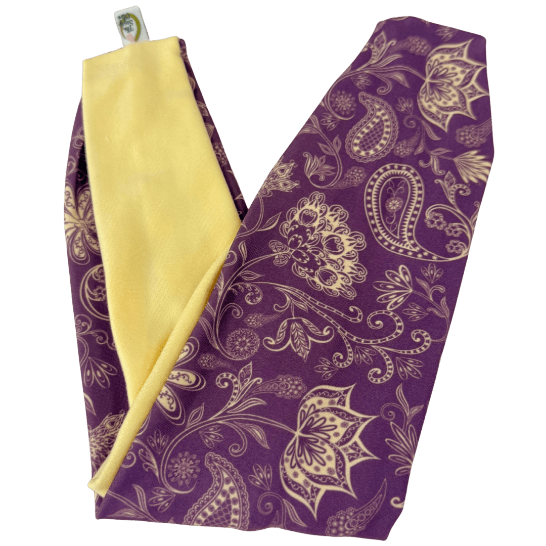 Sugar Plum Paisley Twist Headband - The Sassy Olive