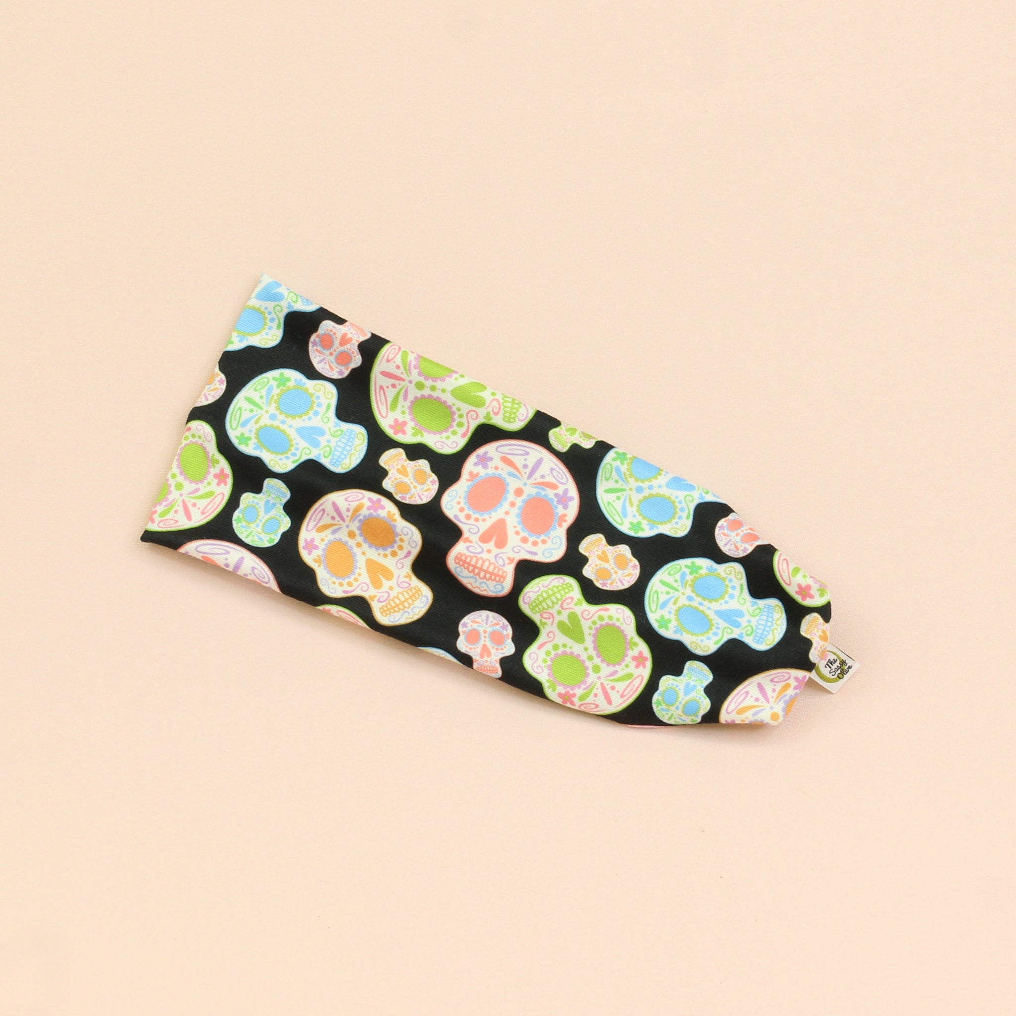 Sugar Skull Stretch Headband - The Sassy Olive