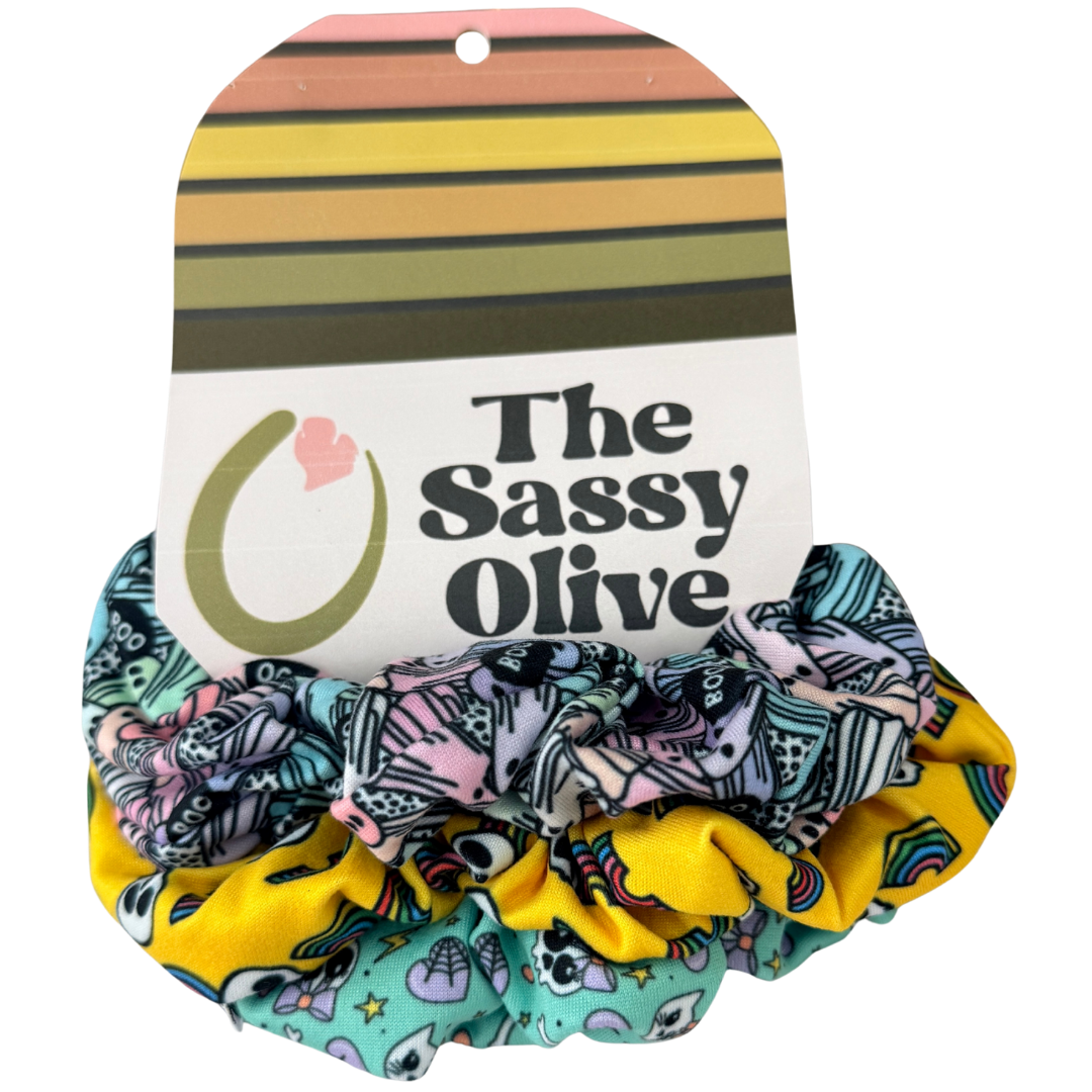 Summerween Scrunchie Three Pack - The Sassy Olive