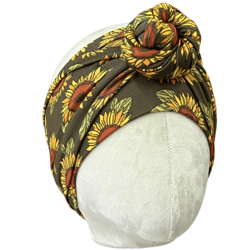 Sunflower Patch Wrap Headband - The Sassy Olive