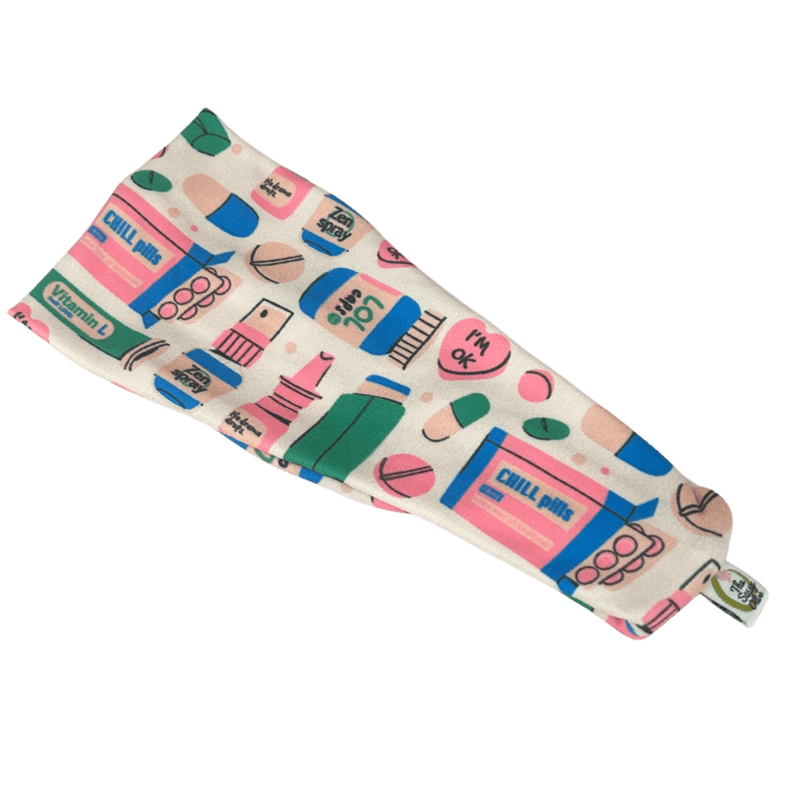 Take Your Meds Stretch Headband - The Sassy Olive