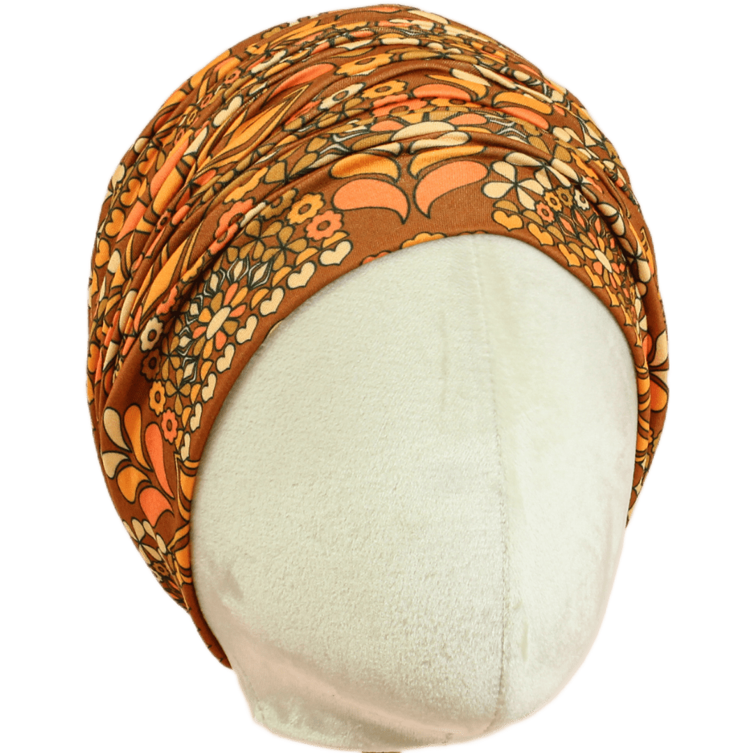 The Beatles Boho Buff | Retro Floral Hippie Headband for 70s Looks