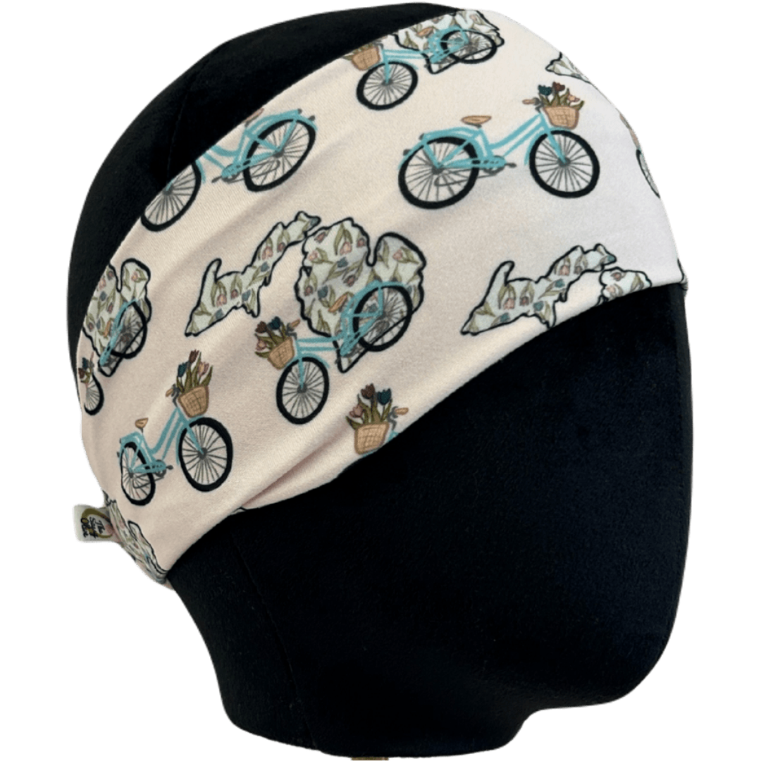 Tulip Time Bike Ride Stretch Headband - The Sassy Olive